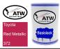 Preview: Toyota, Red Metallic, 372: 500ml Lackdose, von ATW Autoteile West.